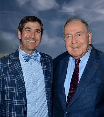 David M. Struminger, President and COO (left) with Donald Struminger, Chairman of the Board (right)